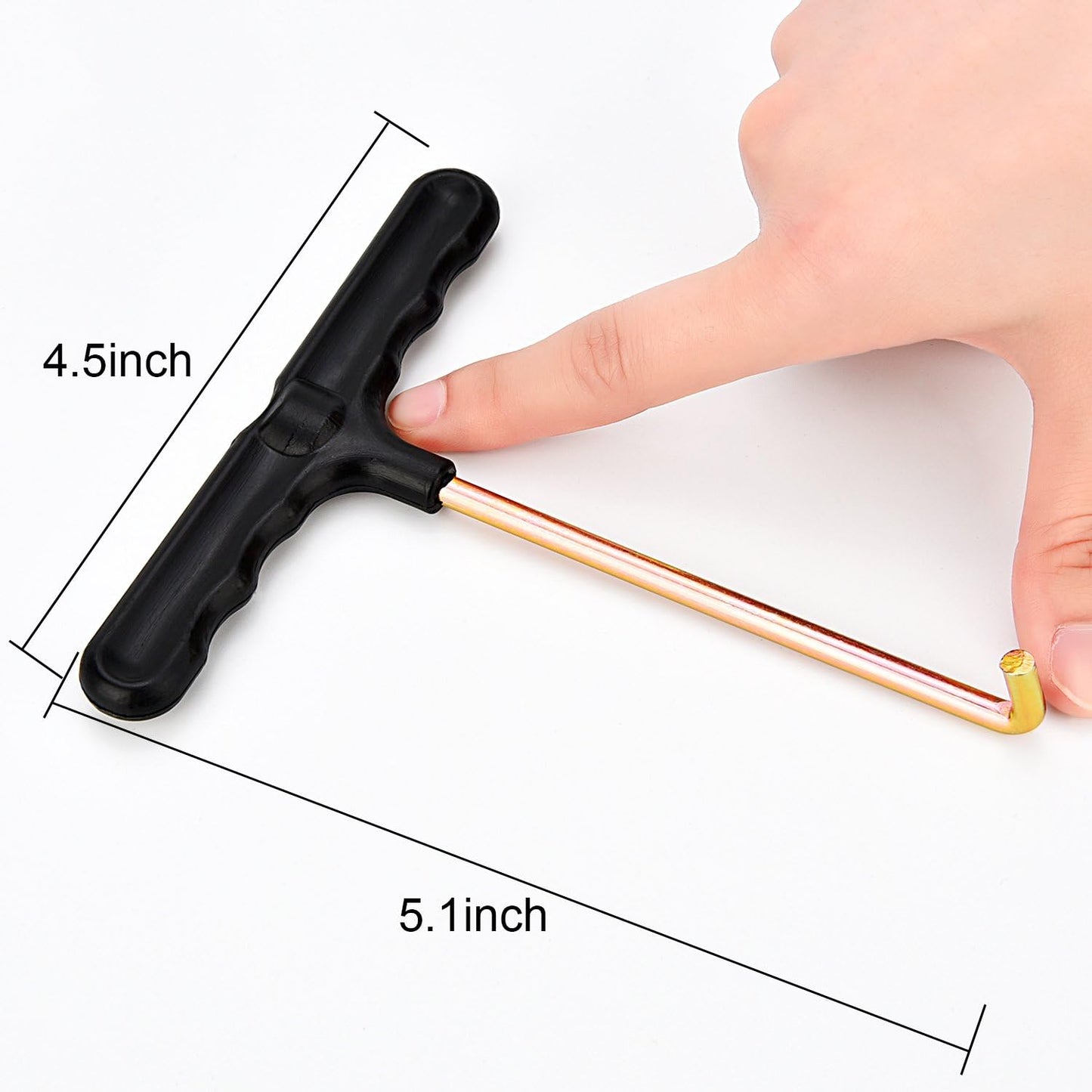 2 Pack Trampoline Spring Pull Tool Adjustment T-Hook Spring Pull Kit